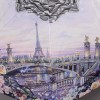 Зонтик Три Слона 101 Париж в цветах