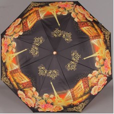 Женский зонт Три Слона 101 Париж в розах