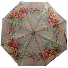 Женский зонт Три Слона 131-А Цветы акварелью