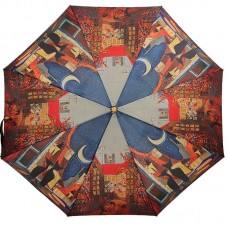 Сатиновый женский облегченный зонт Три Слона 141