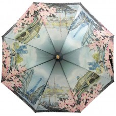 Зонт женский Три Слона 145-B Париж в цветах