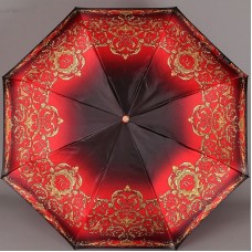 Красный зонт женский Три Слона 189 Роскошь Империи