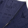 Зонт синий женский Три Слона 190 Уличные силуэты со стразами