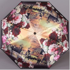 Женский зонт Три Слона 880 Париж в розах