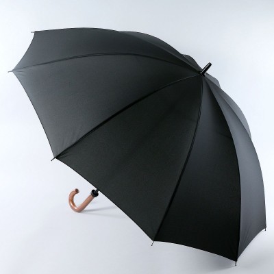 Зонт трость черный с большим куполом (диаметр 131 см, 10 спиц) TRUST 19950