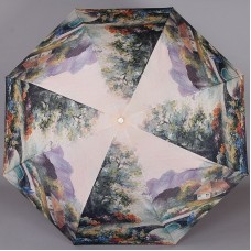 Зонт женский с увеличенный куполом (104 см) TRUST 31475-1618 Домик в горах