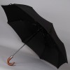 Зонт с большим куполом и ручкой крюк кожа TRUST 31830