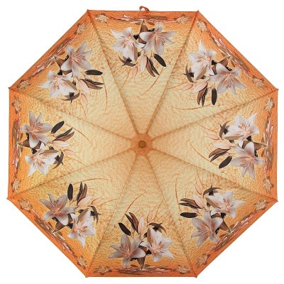 Лёгкий женский зонт TRUST FASML-21P-BB Лилии