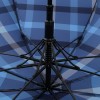 Женский зонтик трость TRUST Lamp-23X Сине-голубая клетка