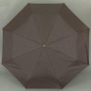 Мужской зонт с деревянной ручкой крюк Trust MFASMI-23X-02 Мелкая серая клетка