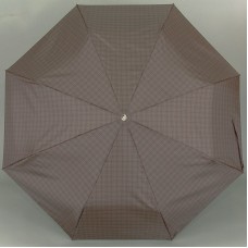 Зонт в мелкую серую клетку мужской облегченный TRUST MFASML-23X