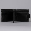 Черный кожаный кошелек Vector ПМ-425-1010