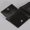 Черный кошелек из натуральной кожи Vector ПМ-428-1010