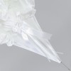 Свадебный зонт трость Zest Сатиновый с рюшами 21582