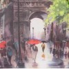Зонт женский полный автомат ZEST 23715-20 тематики Париж