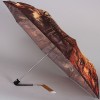 Складной компактный легкий женский зонт ZEST 23715-32 Осенний город