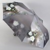 Плоский женский зонт Zest 23815-0093 Нежный цветочек