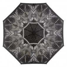 Облегченный зонт Zest 23816 Черно-белый орнамент