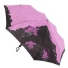 Плоский зонт Zest 23816 Черно-розовое очарование