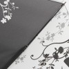 Черно-белый зонт Zest 23816 Красный цветок и девушка