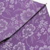 Зонт женский от дождя ZEST 23943 Цветы на фиолетовом