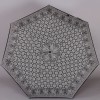 Женский зонт с узорами на куполе ZEST 23958-116