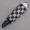 Компактный (25см) зонт полный автомат Zest 24757-221 Шахматка