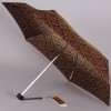 Карманный (16 см) плоский зонт Zest 25518-2731 Коричневый узор
