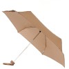 Лёгкий зонтик ZEST 25518 бежевый в горошек с бантиком
