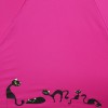 Плоский супер мини зонт с кошками ZEST 25569-1023