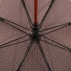 Стильный зонт трость с деревянным каркасом ZEST 41652 коричневый