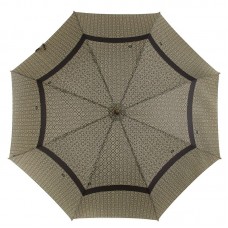 Мужской стильный зонт трость с деревянным каркасом ZEST 41652 галстучный