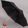Зонт мужской с ручкой крюк дерево ZEST 43843-5 Клетка