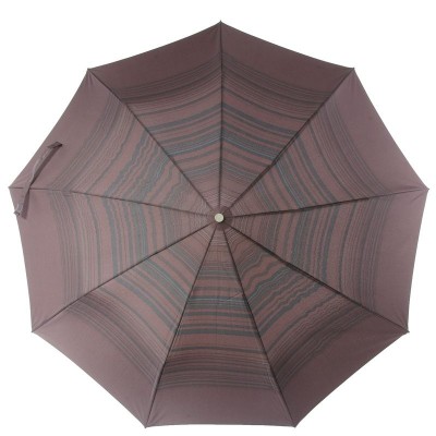Зонт мужской Zest 43942 Темно-коричневый с волнами