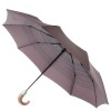 Зонт мужской Zest 43942 Темно-коричневый с волнами