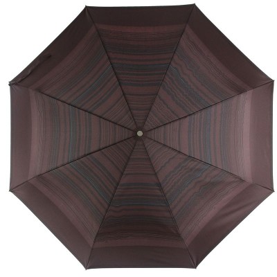 Зонт Zest мужской 43952 Коричневый с волнистыми полосами