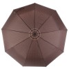 Зонт мужской ZEST 43962 Коричневый волнистый узор