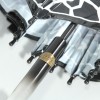 Зонт-трость Zest женский 51570 Черный кантик прозрачном куполе ПВХ