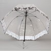 Зонт трость с прозрачным куполом ZEST 51570