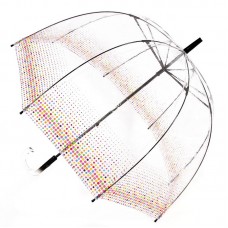 Женский зонт прозрачный ZEST 51570 Конфети