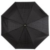 Черный зонт с серебряной ниткой ZEST женский 53622