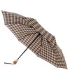 Зонт женский ZEST 53622 Бежево-коричневая клетка