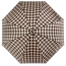 Зонт ZEST женский 53842 Brown Check Pattern