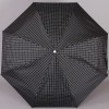 Черный мини зонт (23 см) серебристая клетка ZEST 54912