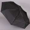Черный мини зонт (23 см) серебристая клетка ZEST 54912