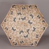 Зонтик плоский с бабочками на куполе легкий (180 гр) ZEST 55517