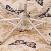 Зонтик плоский с бабочками на куполе легкий (180 гр) ZEST 55517