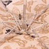 Компактный женский плоский зонтик Zest 55526-233 Бабочки